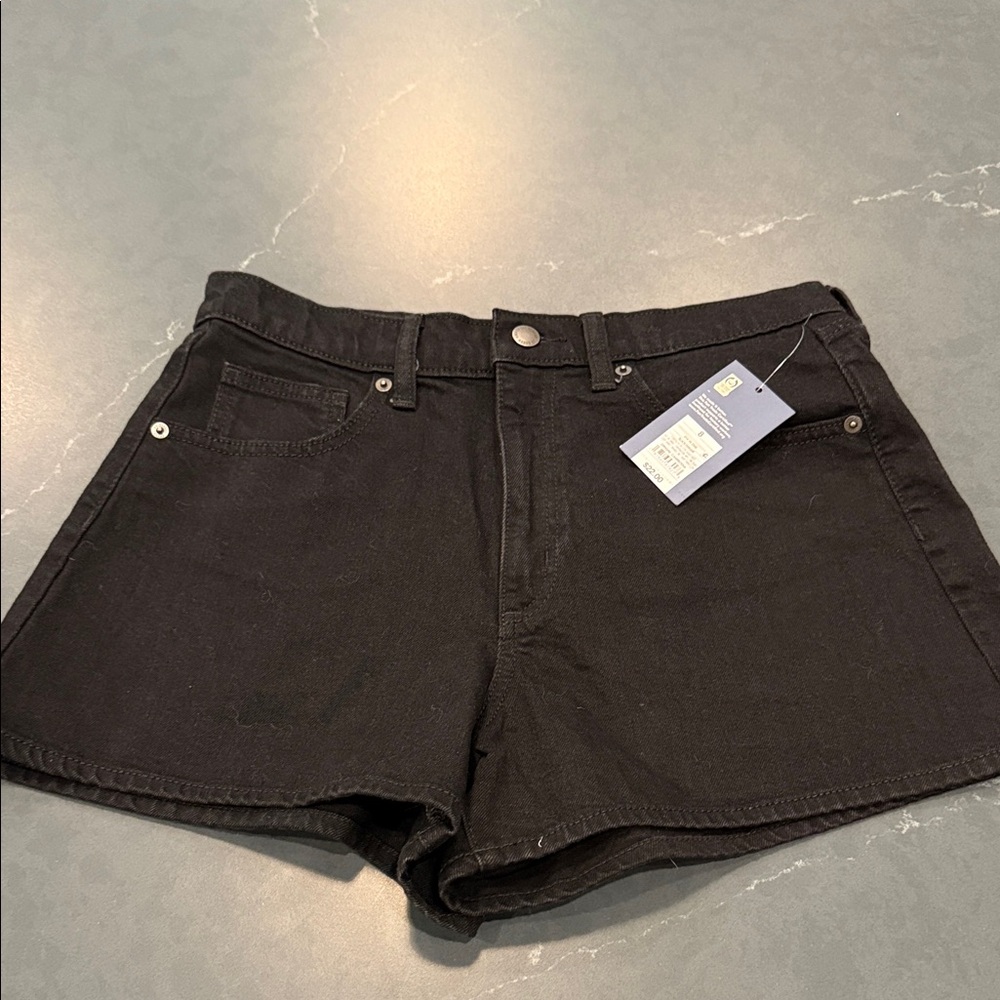 NWT Universal Thread Black Denim 90s Cut Off Shorts
